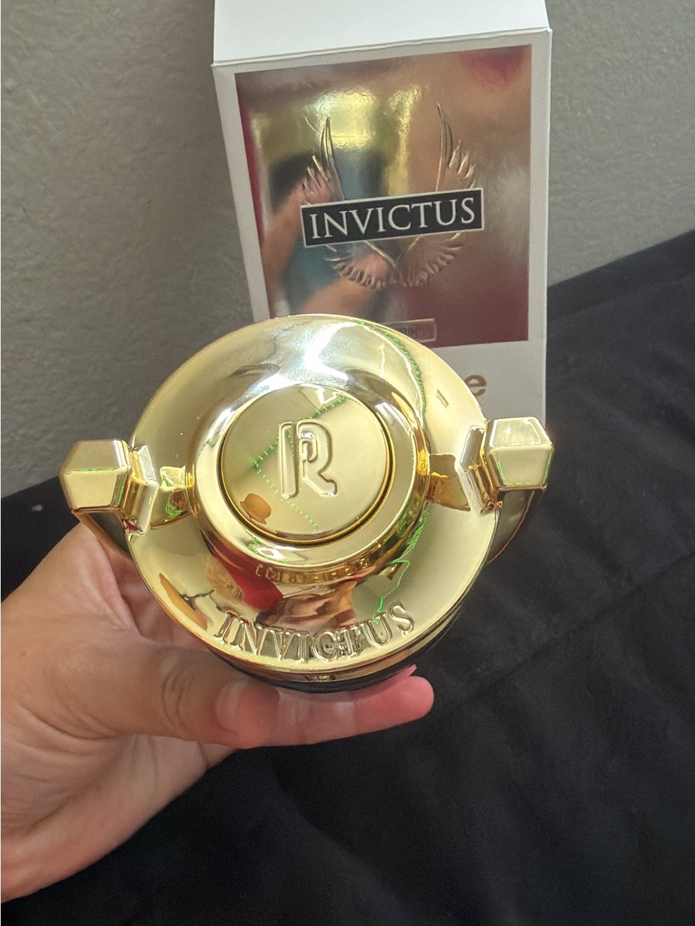 Paco Rabanne Invictus Shiny Gold Decorative Accent Bottle Top